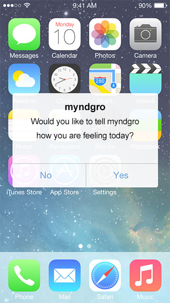 notification screen